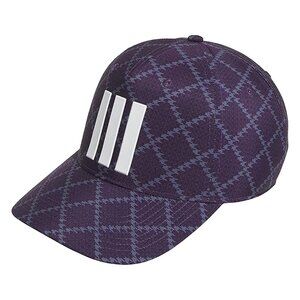 Adidas Tour 3-Stripes Houndstooth Print Adjustable Golf Hat